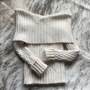 Off the shoulder sweater